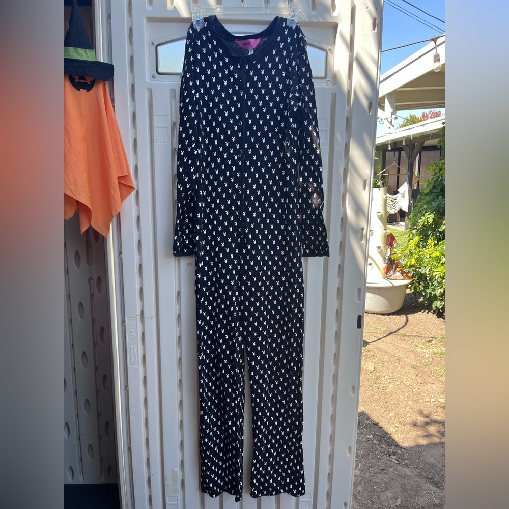 PLAYBOY Black and White Iconic Jumpsuit